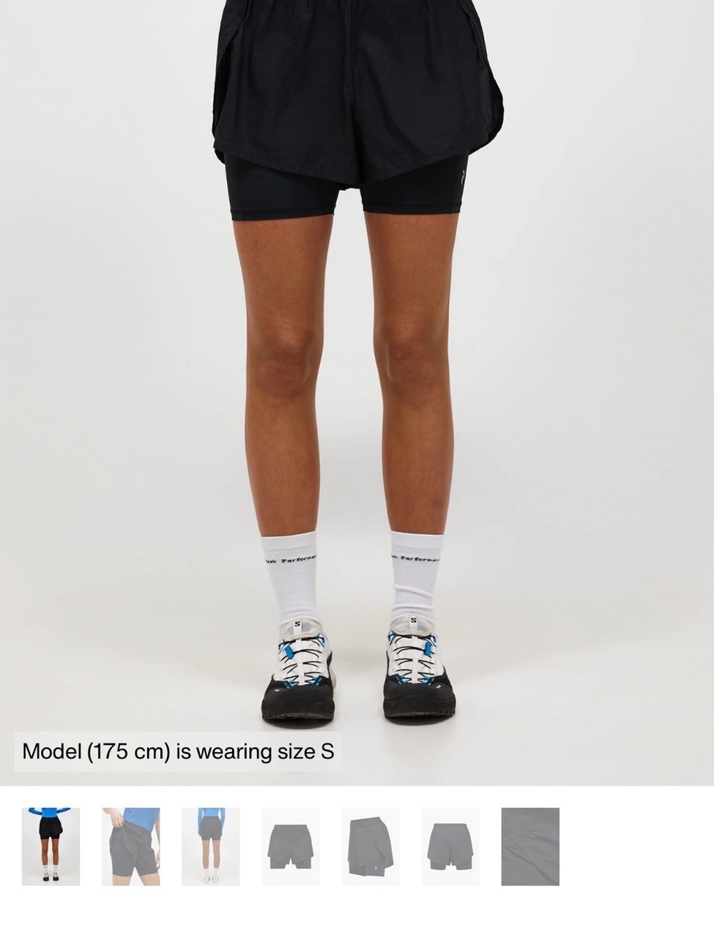 BNWT Peak Performance Women Discover 2-IN-1 Shorts- never worn